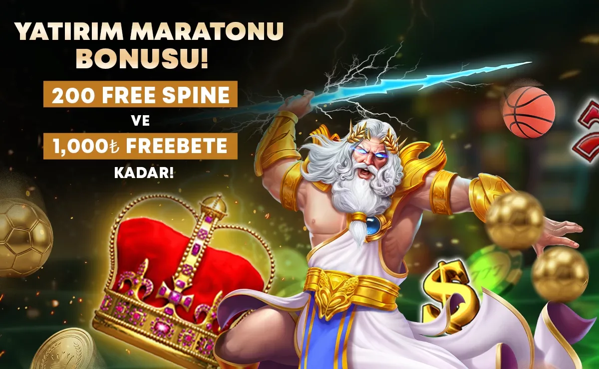 5Stakes yatırım maratonu bonusu: 200 free spin ve 1.000 TL freebet